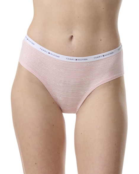 Набор женских трусиков хипстеров Tommy Hilfiger 3 штуки 1159847587 (Разные цвета L)