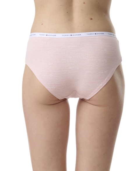 Набор женских трусиков хипстеров Tommy Hilfiger 3 штуки 1159847587 (Разные цвета L)