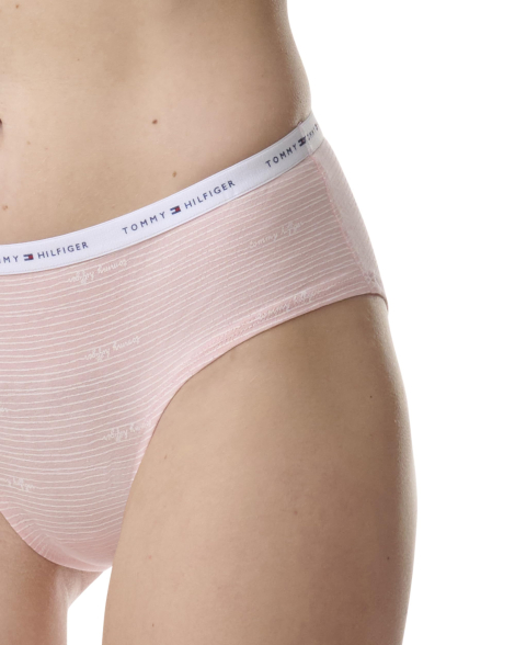 Набор женских трусиков хипстеров Tommy Hilfiger 3 штуки 1159847587 (Разные цвета L)