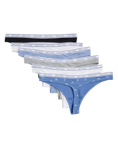 Набір із 6 трусиків тонг Tommy Hilfiger 1159847640 (Різні кольори XL)