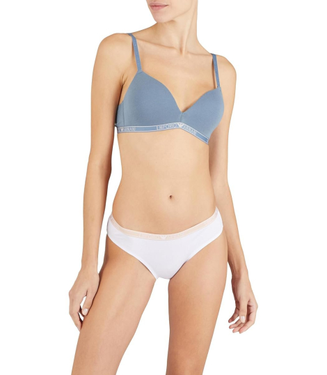 Женские трусики брифы Emporio Armani 2 шт 1159848301 (Белый L)