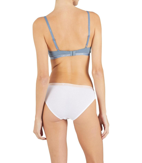 Женские трусики брифы Emporio Armani 2 шт 1159848301 (Белый L)
