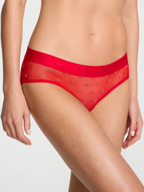 Набор сетчатых трусиков хипхаггеров Victoria's Secret 5 штук 1159849000 (Разные цвета S)