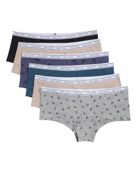 Набор из 6 трусиков Tommy Hilfiger шортики 1159849091 (Разные цвета S)