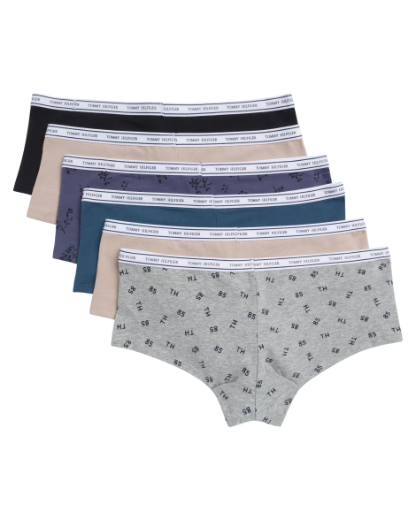 Набор из 6 трусиков Tommy Hilfiger шортики 1159849091 (Разные цвета S)