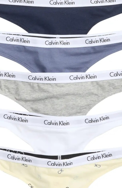Женские трусики тонг Calvin Klein набор 1159850544 (Разные цвета XL)