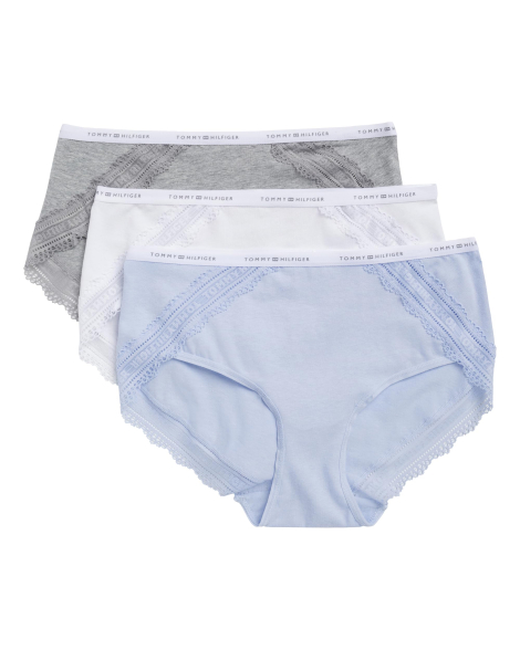 Набір жіночих трусиків хіпстерів Tommy Hilfiger 3 штуки 1159851214 (Різні кольори L)