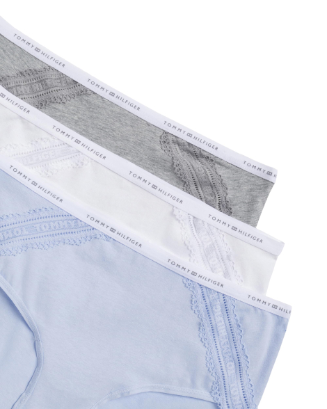 Набір жіночих трусиків хіпстерів Tommy Hilfiger 3 штуки 1159851214 (Різні кольори L)
