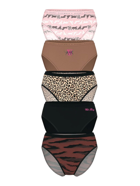 Набор трусиков Victoria's Secret брифы 1159853376 (Разные цвета S)