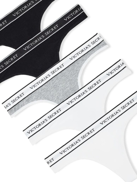 Набор трусиков тонг Victoria's Secret 5 шт 1159853622 (Разные цвета L)