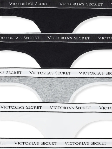 Набор трусиков тонг Victoria's Secret 5 шт 1159853622 (Разные цвета L)