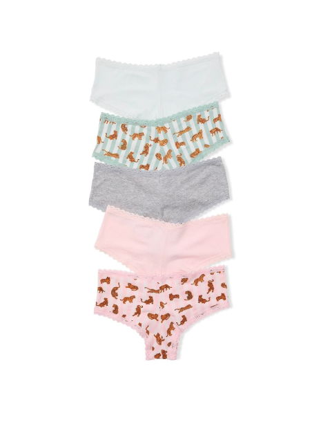 Набор трусиков чики Victoria's Secret 5 шт 1159854091 (Разные цвета M)