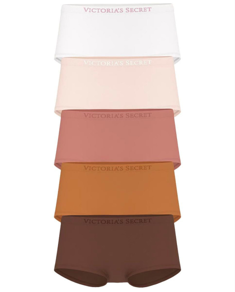 Набор бесшовных трусиков шортиков Victoria's Secret 1159853621 (Разные цвета L)