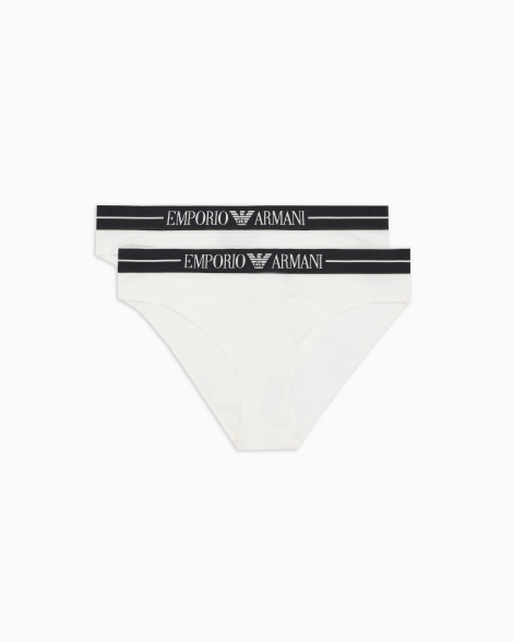 Набор женских трусиков Emporio Armani брифы 2 шт 1159854889 (Белый XL)