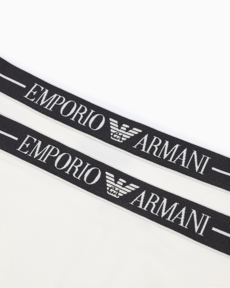 Набор женских трусиков Emporio Armani брифы 2 шт 1159854889 (Белый XL)