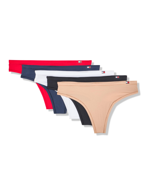 Набір із 5 трусиків тонг Tommy Hilfiger 1159856756 (Різні кольори L)