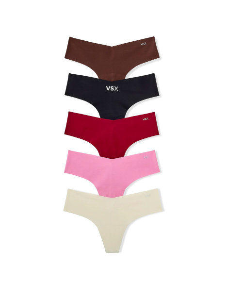 Набор бесшовных трусиков Victoria's Secret тонг 1159857593 (Разные цвета M)