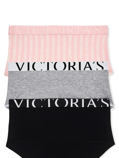 Набір брифів трусиків Victoria's Secret 3 шт 1159859515 (Різні кольори S)