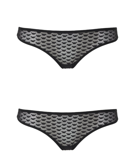 Набор трусиков тонг Emporio Armani 2 шт 1159860800 (Черный XL)