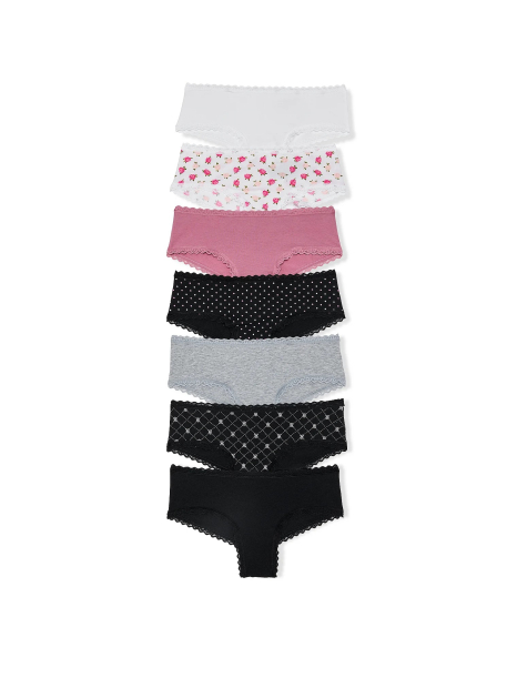 Набор трусиков чики Victoria's Secret 7 шт 1159861476 (Разные цвета XS)