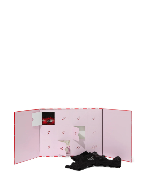 Праздничный адвент-календарь Victoria's Secret Pink с трусиками чики 1159861745 (Разные цвета XXL)