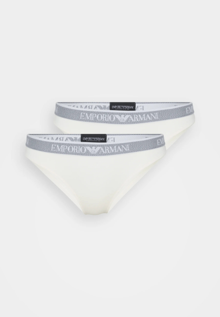 Набір трусиків Emporio Armani бразилії 2 шт 1160642958 (Молочний XS)