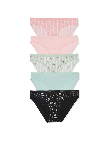 Набор трусиков бикини Victoria's Secret 5 шт 1161154828 (Разные цвета M)