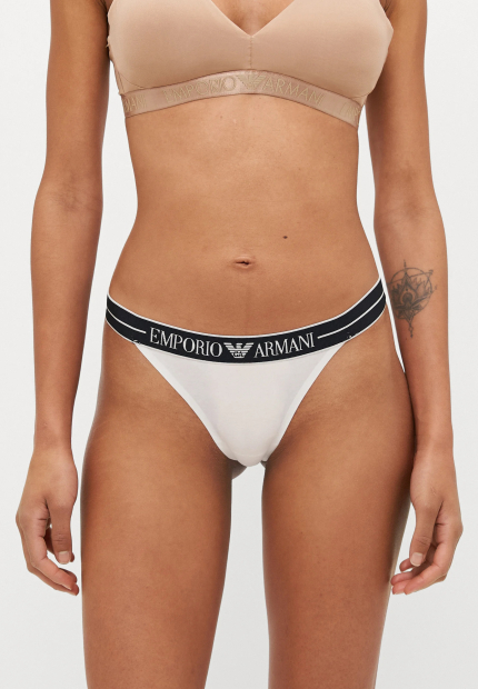Набор трусиков тонг Emporio Armani 2 шт 1161280100 (Белый XL)