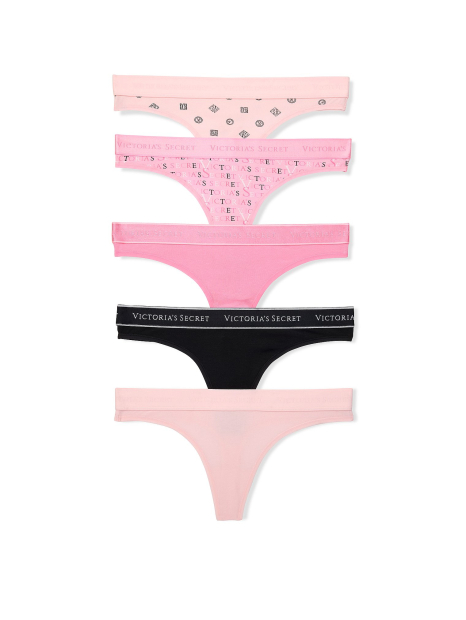 Женские трусики тонг Victoria's Secret набор 1161791967 (Разные цвета L)