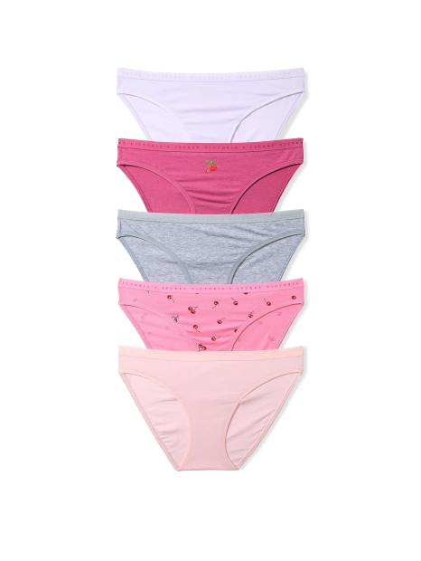 Набор трусиков бикини Victoria's Secret 5 шт 1161699036 (Разные цвета XS)