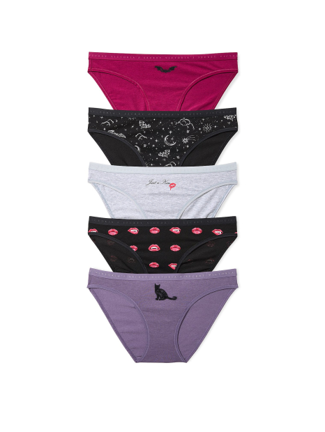 Набор трусиков бикини Victoria's Secret 5 шт 1161782539 (Разные цвета L)