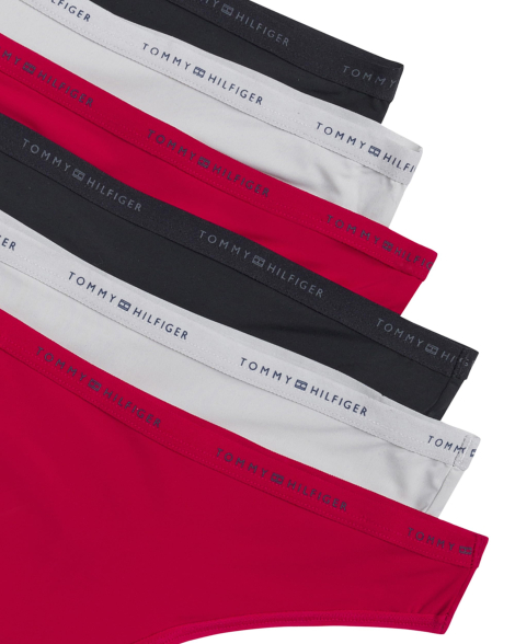 Набор из 6 трусиков тонг Tommy Hilfiger 1161981405 (Разные цвета L)