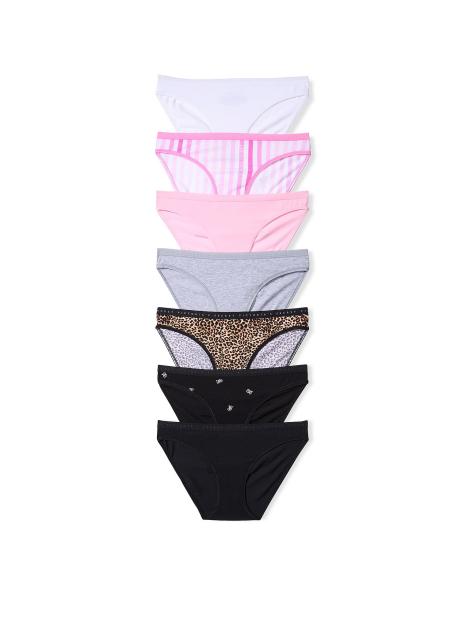 Набор трусиков Victoria's Secret бикини 7 шт 1162196625 (Разные цвета L)