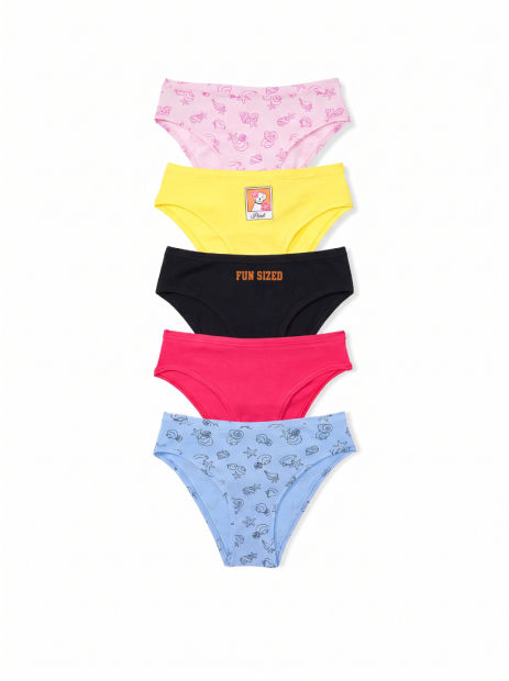 Набор трусиков Victoria's Secret Pink чики 5 шт 1162693632 (Разные цвета S)