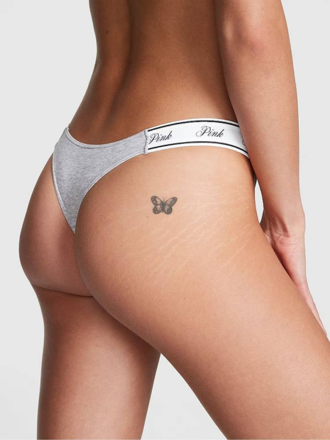 Набор трусиков тонг Victoria's Secret Pink 3 шт 1162844728 (Разные цвета XS)
