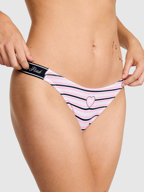 Набор трусиков тонг Victoria's Secret Pink 3 шт 1162844728 (Разные цвета XS)