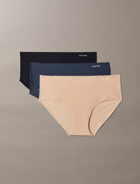Набор бесшовных трусиков Calvin Klein хипстеры 1162879400 (Разные цвета XL)