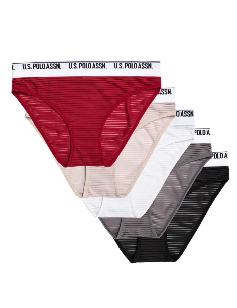 Набор трусиков бикини U.S. Polo Assn 5шт 1163106475 (Разные цвета XL)