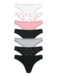Набор трусиков Victoria's Secret тонг 1159838569 (Разные цвета S)