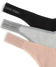 Набор из 3 трусиков тонг Calvin Klein 1159841003 (Разные цвета L)