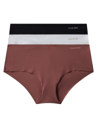 Женские бесшовные трусики хипстеры Calvin Klein набор 1159843825 (Разные цвета M)