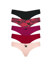 Набір безшовних трусиків Victoria's Secret тонг 1159845037 (Різні кольори XXL)