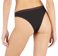 Жіночі трусики бразилії Emporio Armani набір 1159845785 (Чорний/Червоний L)