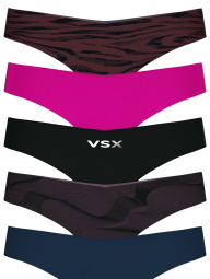 Набор бесшовных трусиков Victoria's Secret тонг 1159847098 (Разные цвета S)