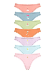 Набор трусиков Victoria's Secret тонг 1159847220 (Разные цвета XS)