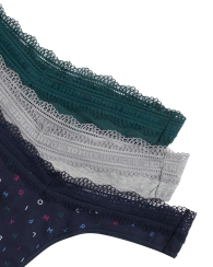 Набор женских трусиков Tommy Hilfiger тонг 1159849010 (Разные цвета XL)