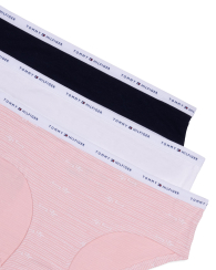 Набор женских трусиков хипстеров Tommy Hilfiger 3 штуки 1159847587 (Разные цвета L)