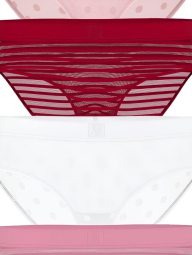 Набір трусиків хіпхаггерів Victoria's Secret 5шт 1159847785 (Різні кольори L)