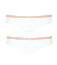 Женские трусики брифы Emporio Armani 2 шт 1159848301 (Белый L)