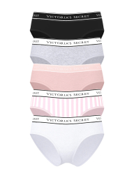 Набор трусиков хипхаггеров Victoria's Secret 5 штук 1159849002 (Разные цвета S)